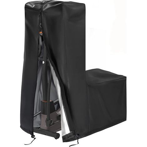 Housse Velo Elliptique Extérieur/Intérieur Imperméable Accessoire Bache Protection Intégral 181x74x165cm Couverture Cross trainer