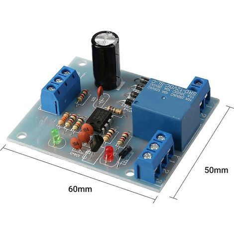 12V DC Wasserstandsrelaismodul Pumpensteuerung Flüssigkeitserkennungssensor-Leiterplatte Automatische Entwässerungsschaltung (1/5)
