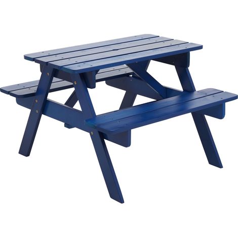 Premier Housewares Brighton Blue Kids Picnic Bench (1/5)