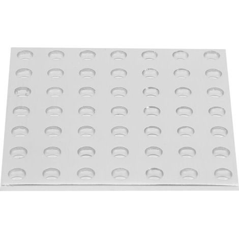 Plaque en aluminium 3116‑0056‑0056, grille robuste 7x7 trous, rapport résistance/poids optimal