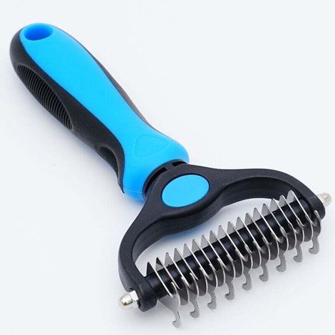 Brosse pour sous-poil pour chien et chat Peigne pour sous-poil à poils longs et courts Brosse d'épilation pour chien Brosse de toilettage (1/4)