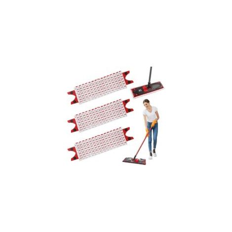 3-teiliges Vileda UltraMax XL Nachfüllpack – 2-in-1 saugfähiger Mikrofaser-Mopp, ideal für Böden und Flecken - Crezuo (1/4)