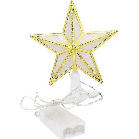 1 sapin de Noël avec guirlande lumineuse LED en forme d'étoile / Décoration de sapin de Noël féérique 3D / Accessoires de décoration pour la maison pour Noël et le Nouvel An (1/5)