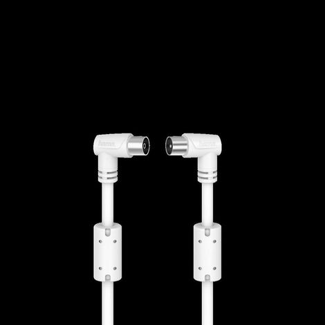 El cable de antena Hama de la lÃ­nea Essential Line es la soluciÃ³n perfecta para conectar de manera eficiente y segura la toma de antena con el telev