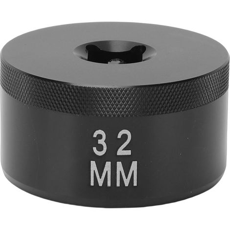 Outil de douille de capuchon supérieur de fourche de vélo de 32mm, remplacement d'interface d'entraînement à cliquet en métal de 3/8 pouces pour Fox série 36 38 40 (1/5)