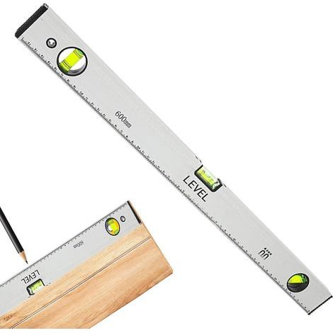 Niveau Magnétique Règle,Niveau Magnétique en Aluminium de Précision - Outil de Mesure Polyvalent pour Menuiserie Rénovation et Chantier (1/5)