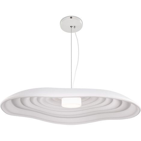 Lampada a Sospensione in Resina - Grebi Bianco