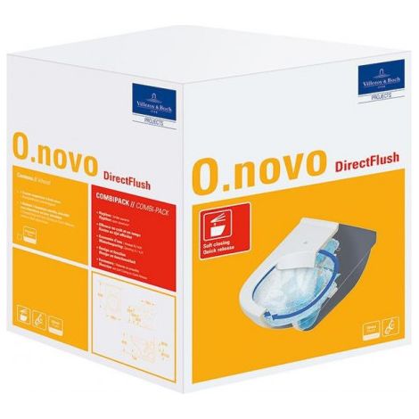 V&B Combi-Pack O.NOVO DirectFlush m WWC t DirectFl u abattant we C +