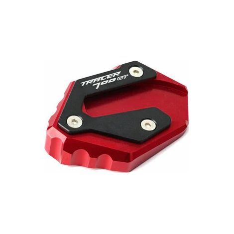 (Tracer700GT Rouge) Compatible avec YAMAHA Tracer 700 GT 2015-2020, Tracer 7 GT 2021-2022. Pièces détachées pour moto Tracer700GT : béquille latérale, extension, coussinet MaxPower. (1/3)