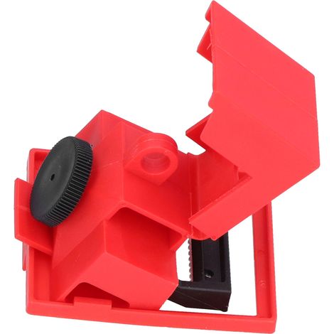 Verrouillage de disjoncteur à pince pour isolation électrique industrielle, compatible avec les poignées de moins de 42 mm. (1/5)