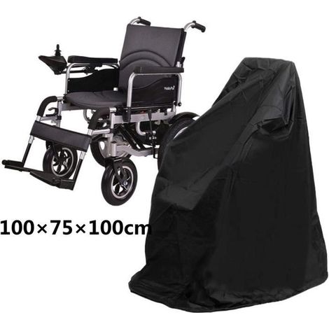 Housse de protection pour fauteuil roulant, housse de protection pour fauteuil roulant électrique extérieur Oxford 210D imperméable (1/4)