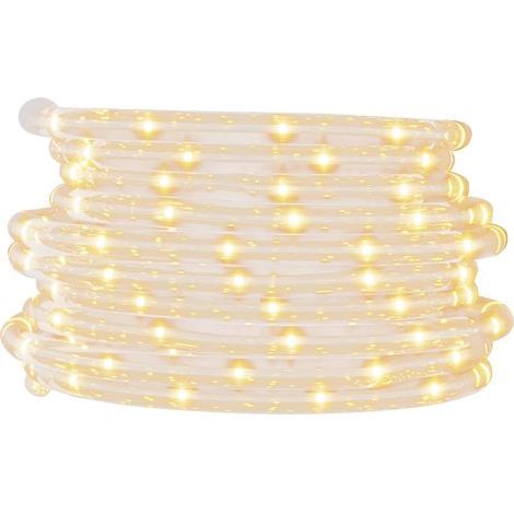 LED strip, 480 LEDs, warm white light, 20 meters, warm white PVC material (1/5)