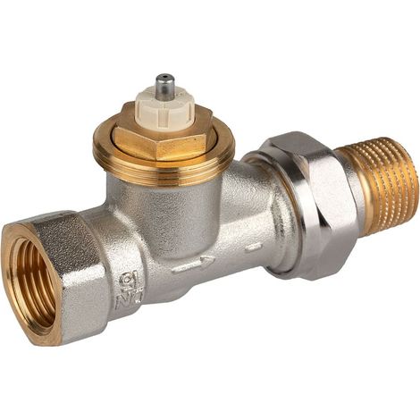 Resideo Thermostatventilkörper SX Messing vernickelt, Durchgang, 3/8", V2000DSX10 (1/3)