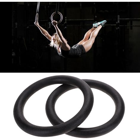Anneaux de gymnastique réglables pour l'entraînement musculaire et le renforcement du corps. (1/5)