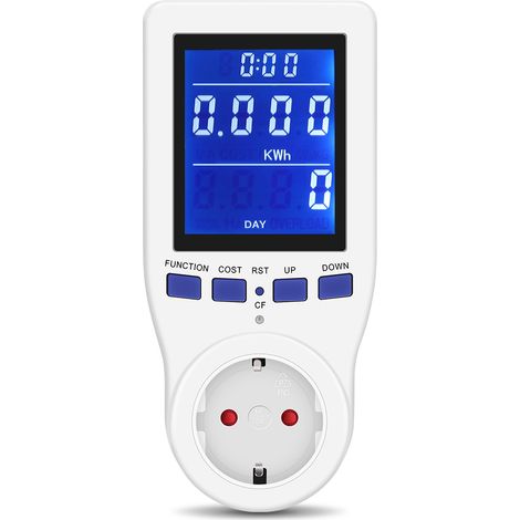 Compteur de puissance, compteur d'énergie, consommation d'électricité (volt, ampère, watt, kWh)-AquaForge (1/5)