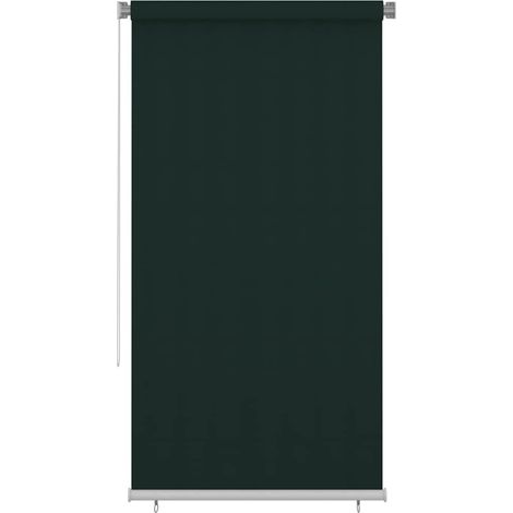 vidaXL Store roulant d'extérieur 125 (l) x 230 (H) cm vert foncé HDPE (1/5)