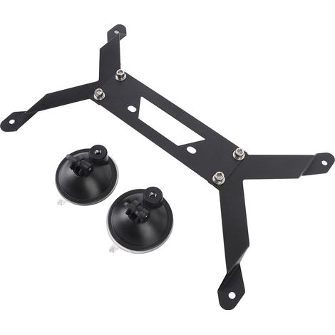 Kit de fixation rectangulaire pour toit de voiture avec antenne satellite, base plate, ventouse à forte adhérence, pour mini camping-car, fourgonnette ou bateau. (1/5)