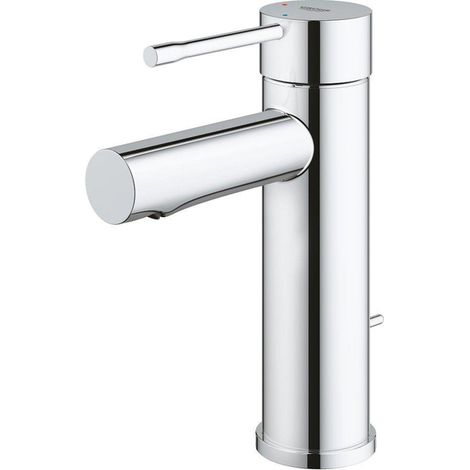 GROHE Mitigeur monocommande lavabo Essence 241831 S-Size position centrale froide chrome, 24183001 (1/4)