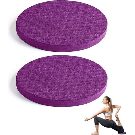 2 Pcs Yoga Knee Pads - Pair of Knee Pads 15mm Extra Thick Non-Slip Mat Ultra Soft Pad Protect Knees, Wrists, Elbows and Ankles from Injury (1/5)