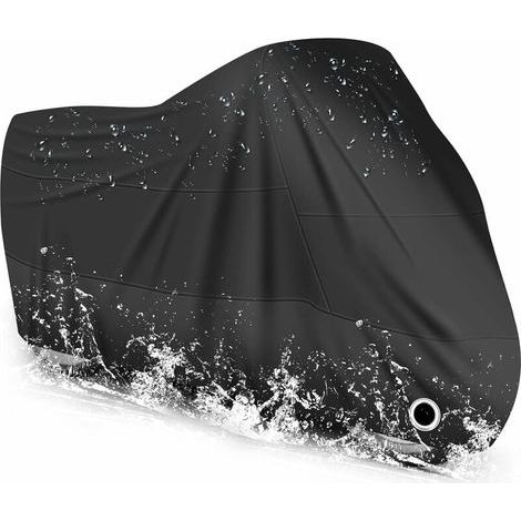 Wasserdichte, kälte- und wetterbeständige Motorradabdeckung 210T (L-220x95x110cm) (1/4)