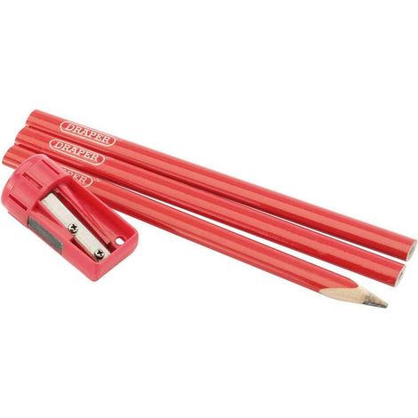 Draper Carpenter's Pencil and Sharpener Set (50990) (1/5)
