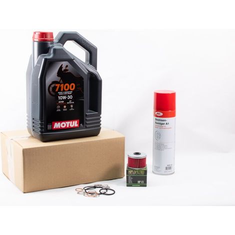 Kit Entretien Vidange Standard pour HONDA CBF 250 de 2004 à 2006 - MOTUL 7100 10W30 4L