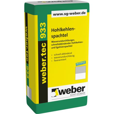 weber.tec 933 Hohlkehlenspachtel, 25 kg (1/3)