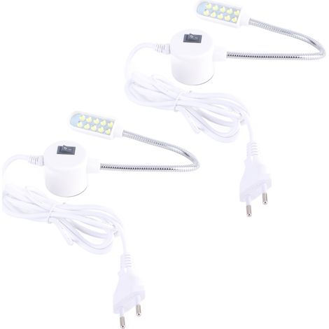 2 Stück LED-Nähmaschinenleuchte, flexible Arbeitsleuchte mit Magnetfuß (1/5)