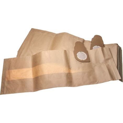 vhbw 5x Staubsaugerbeutel Ersatz für Nilfisk 60910 für Staubsauger - Papier, 70,6cm x 24cm, braun