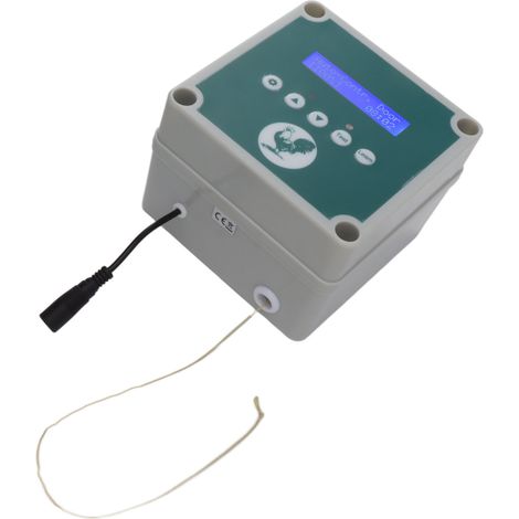 Contrôleur automatique de porte de poulailler IP44, ouvre-cage télécommandé, kit moteur avec minuterie et capteur de luminosité, prise UE 100-240 V (1/5)