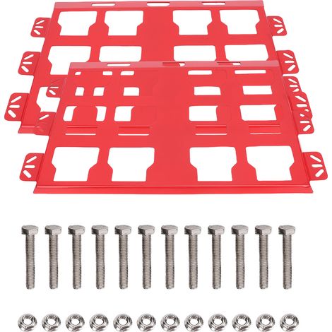 Plaque de montage murale pour boîte à outils, 2 jeux, adapté à l'emballage en acier allié, capacité de charge de 100lb, montage de boîte à outils (1/5)