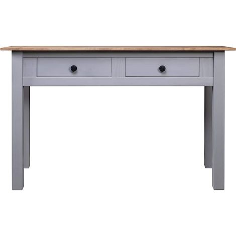 Maison Exclusive - Mesa consola madera maciza pino estilo Panamá (1/5)