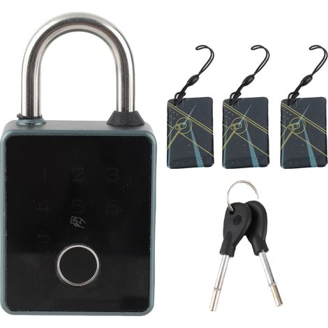 Serrure Connectée TTLOCK Intelligente Aluminium IP65 Empreinte Code RFID App Sans Clé pour Portail Extérieur Étanche et Sécurisée (1/3)