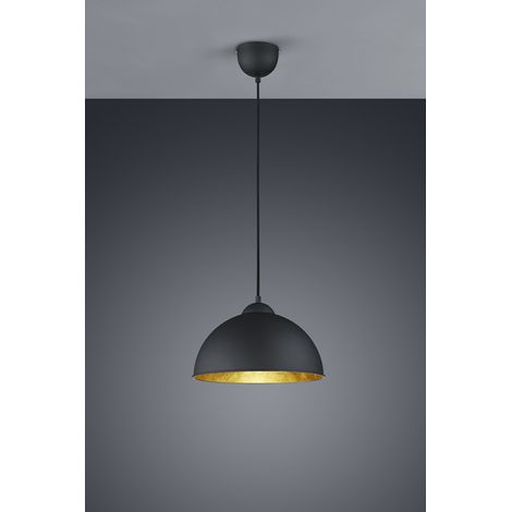 Jimmy Dome Pendelleuchte 1xE27 Schwarz und Gold Ø31 cm Trio Beleuchtung (1/2)