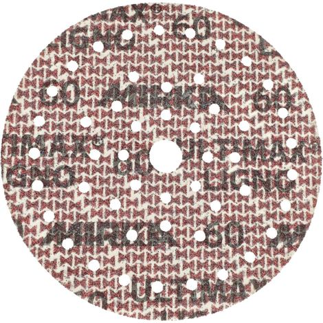 Ultimax Ligno Ø 150 mm disco abrasivo autoaderente Multifit - G.60 - Confezione da 50 - MIRKA - UL6M105060 (1/5)