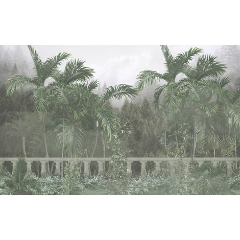 Papier peint panoramique - Forêt Tropicale - 130 cm x 81 cm (1/2)