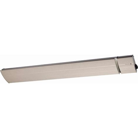Sined Calor Blanco 1800 1800w Radiador Infrarrojo Exterior De Aluminio Blanco No Emite Luz Elemento Calefactor De Aleación De Aluminio Extruido Revestimiento Cerámico Blanco Ip65