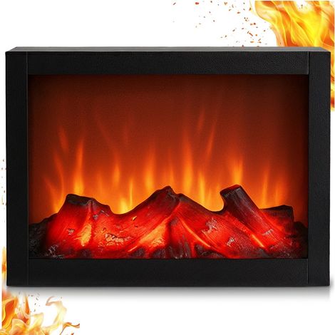 Caminetto elettrico con effetto fiamma mobile a LED, autoportante. (1/5)