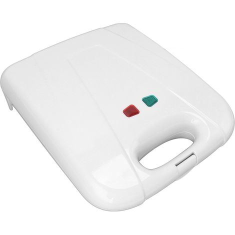 Appareil à sandwichs 1400W, prise UE 220V, revêtement antiadhésif, chauffage uniforme, idéal pour griller des fromages, œufs, jambon et steaks. (1/5)