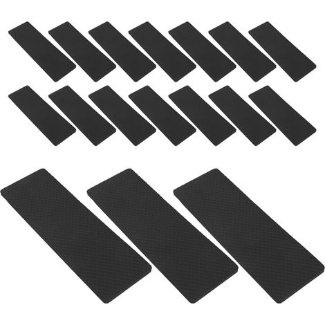 Lot de 24 Patins de Protection Auto-adhésifs en Eva, Antidérapants et Antibruit, 14,5 X 4,5 Cm, pour Pieds de Meubles, Coussins Isolants Phonique pour Tables, Chaises et Canapés, (1/5)