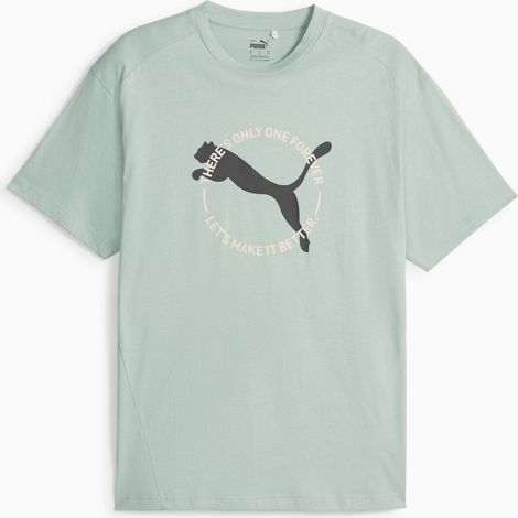T-shirt da uomo Puma BETTER SPORTSWEAR verde 67606254 r L