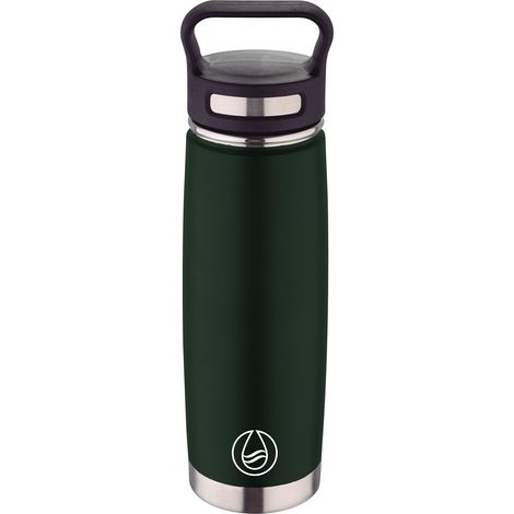 BERGNER WALKING ANYWHERE - Borraccia da 500 ml in acciaio inossidabile verde - Ottimo per mantenere le bevande alla giusta temperatura - Robusta e maneggevole (1/3)