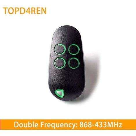 Télécommande universelle pour portail et porte de garage – Double fréquence 433,92 MHz / 868,35 MHz – Compatible avec systèmes motorisés Somfy, Nice, FAAC, BFT, CAME, Marantec – Télécomande portable s (1/5)