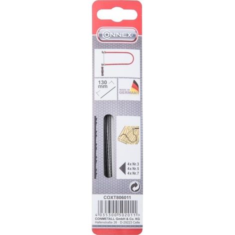 Lame di ricambio TAIFUN per traforo 12 pz. assortite