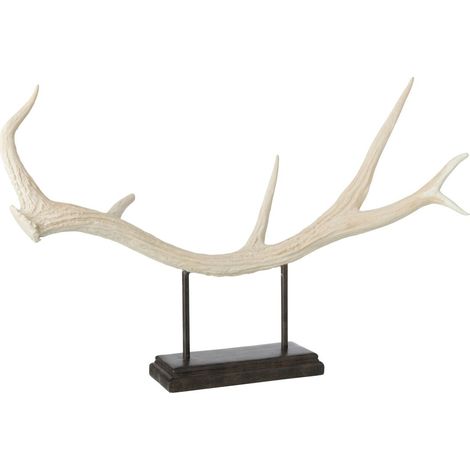 Bois de Cerf Déco "Aurel" 60cm Beige (1/3)