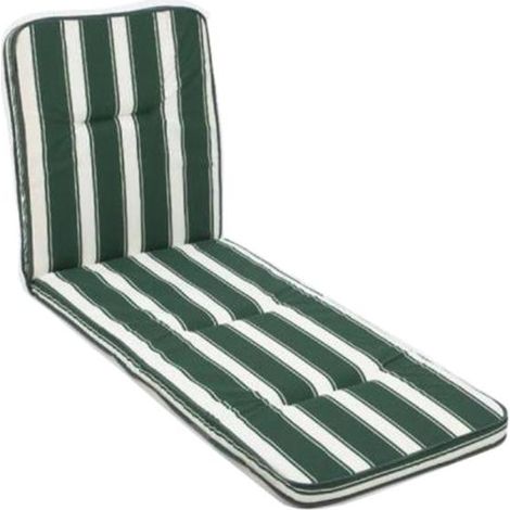 ANJOSA cojin cama rayas verdes 180x54x3 cm , Cojín cama rayas verdes 180 x 54 x 3 cmIdeal para hamacaApto para exterioresMedidas: 180 x 54 x 3 cm.