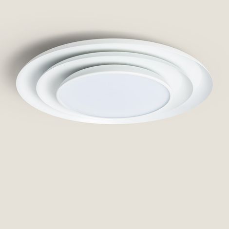 LED Deckenleuchte 32W Rund Metall Ø500 mm CCT Wählbarr Telmor Weiß