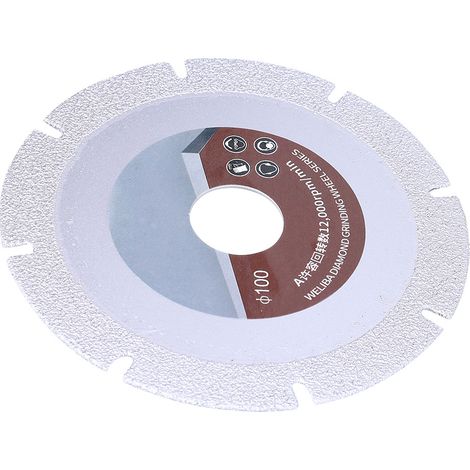 100 mm 60 Mesh Diamant-Sägeblatt/Schleifscheibe für Keramikfliesen, Marmor und Stein (1/5)