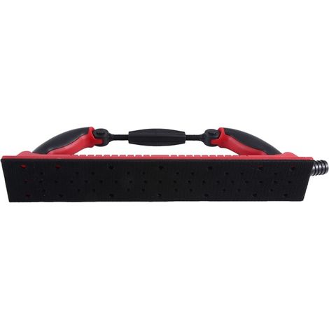 Large adjustable hand sander for automotive paint and sheet metal sanding, putty sanding, and sanding putty boards. (1/4)