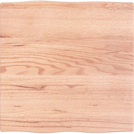 Dessus de table Dessus de bureau Plateau de table bois chêne massif traité bordure assortie